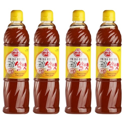오뚜기 옛날 조청 쌀엿, 1.2kg, 4개
