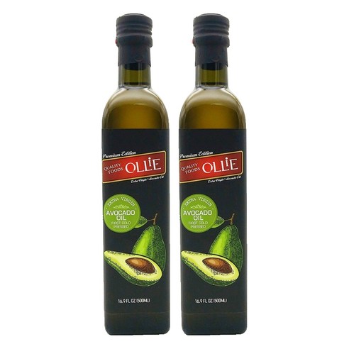 올리에 엑스트라버진 아보카도 오일 프리미엄 에디션, 500ml, 2개