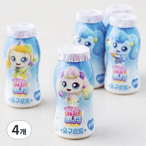 빙그레 캐치티니핑 요구르트 소다향, 80ml, 5개입, 4개