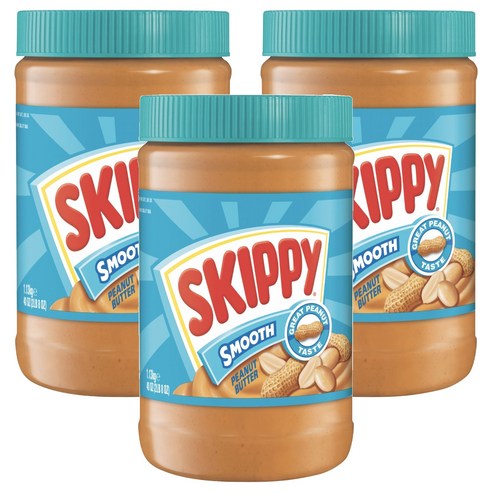 스키피 스무스 땅콩버터, 1.13kg, 3개