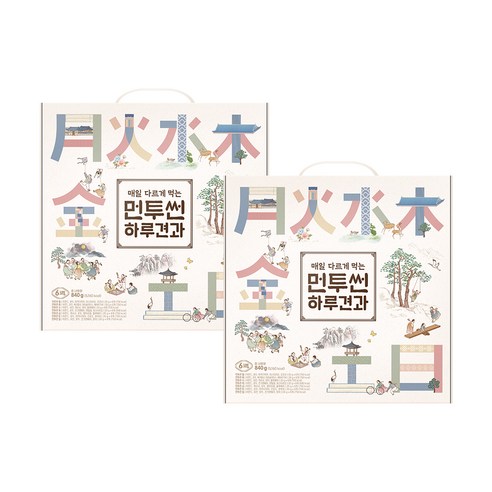 바프 먼투썬 6주 하루견과, 840g, 2박스