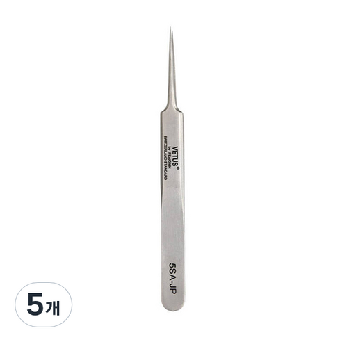 비투스 속눈썹 핀셋 5SA-JP, 혼합색상, 5개