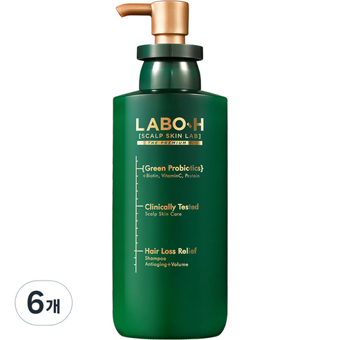 라보에이치 더프리미엄9 샴푸 시트러스 허벌향, 337ml, 6개