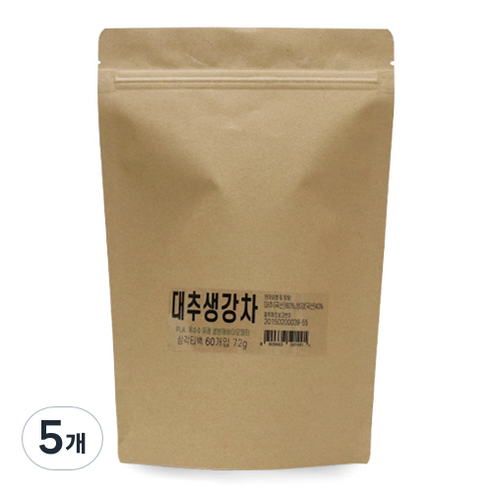 아이앤티 대추생강차 삼각티백, 1.2g, 60개입, 5개