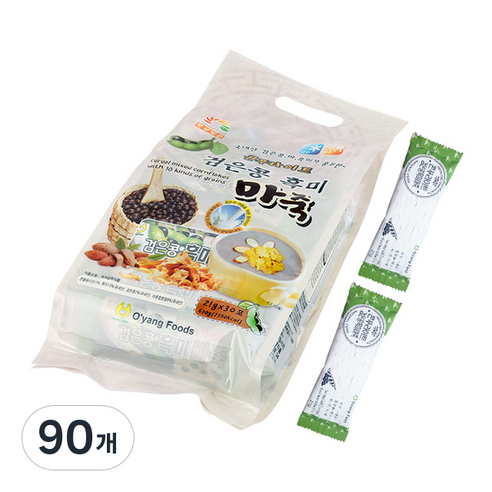 오양식품 콘푸라이트 검은콩 흑미 마죽, 21g, 90개
