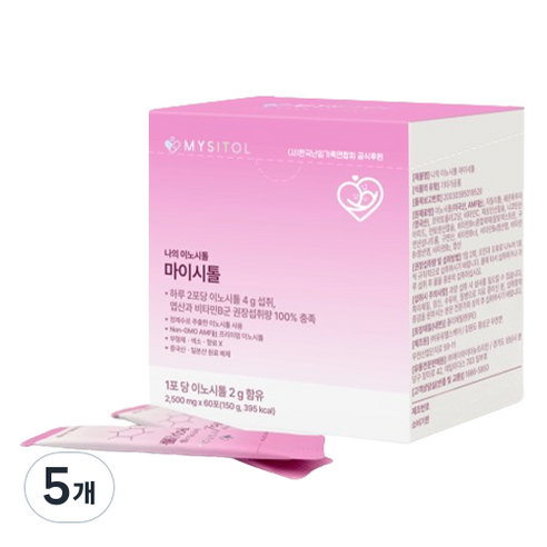 마이시톨 나의 이노시톨 60p, 60정, 5개