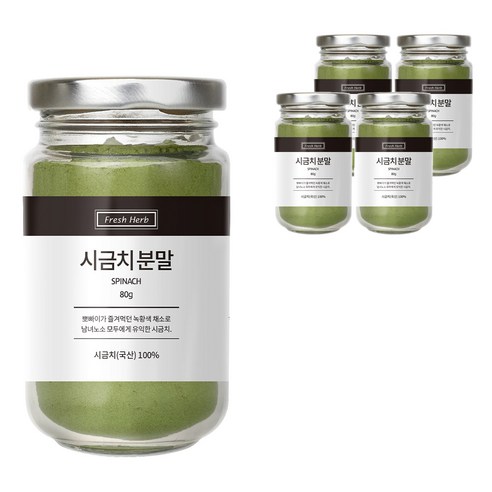 신선약초 시금치분말, 80g, 5개