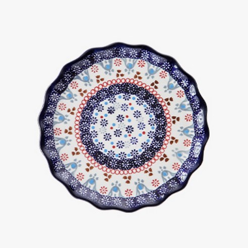 우아한 디자인과 합리적인 가격의 메종오브제 프라카 프릴 원형접시 2종 세트