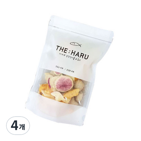 더하루칩스 과일칩믹스, 100g, 4개