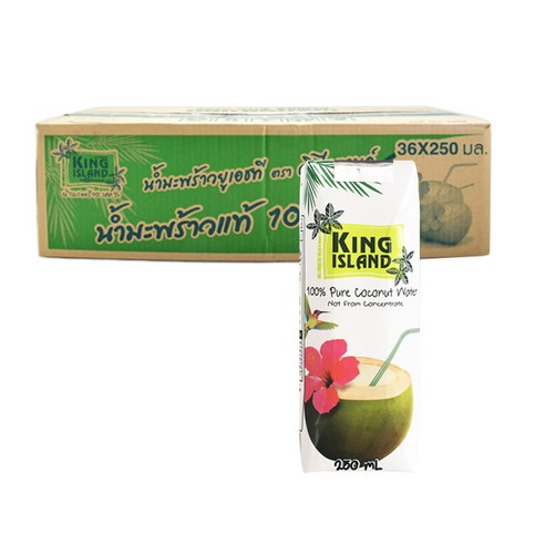 킹아일랜드 코코넛 워터 250ml, 24개