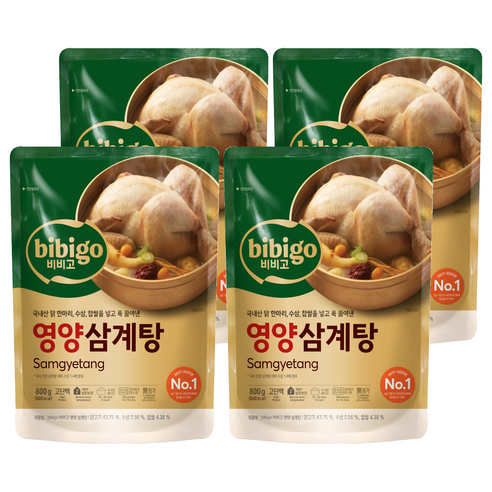 비비고 영양삼계탕, 800g, 4개