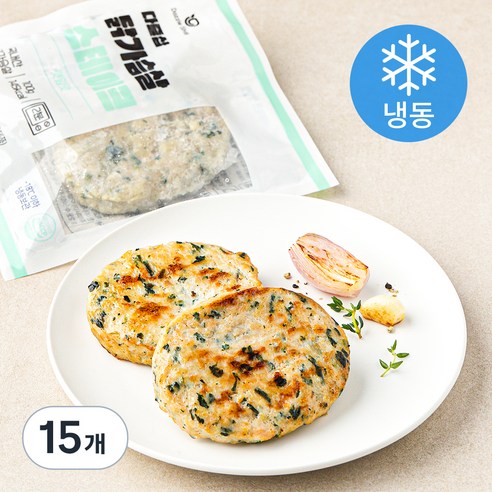 다즐샵 닭가슴살 스테이크 깻잎맛 (냉동), 100g, 15개