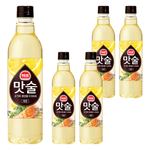 해표 맛술, 800ml, 5개