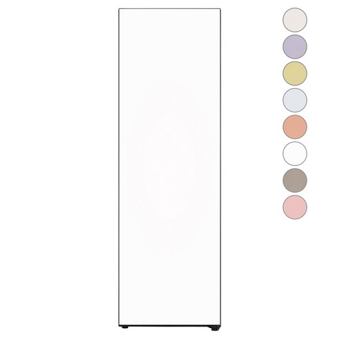 [색상선택형] LG전자 컨버터블 패키지 오브제컬렉션 냉동전용고 오토도어 Y322AA3S 글라스 좌열림 방문설치, 베이지, Y322GB3S