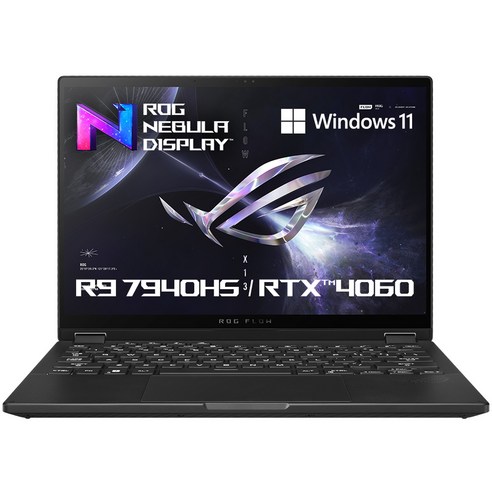 15zd90ru-gx56k  에이수스 2023 ROG 플로우 X13 라이젠9 라이젠 7000 시리즈 지포스 RTX 4060, Off Black, 1TB, 16GB, WIN11 Home, GV302XV-MU004W