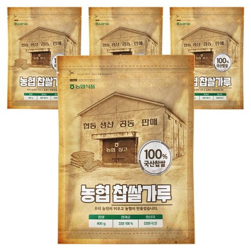농협식품 농협 찹쌀가루, 4개, 400g
