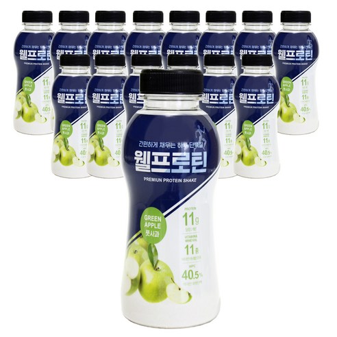 웰프로틴 풋사과, 15개, 40g