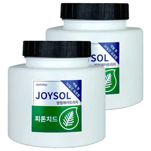 기분좋은날 방향제 카트리지 리필 피톤치드 대, 240g, 2개