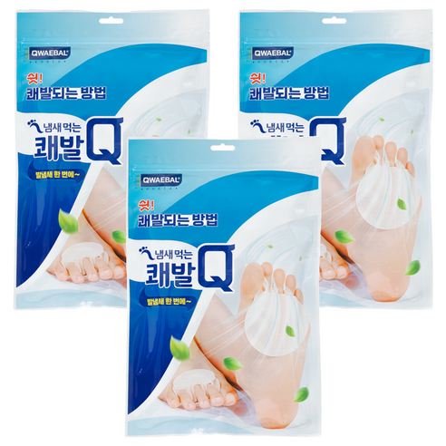 쾌발 냄새먹는 쾌발Q 120p, 3개