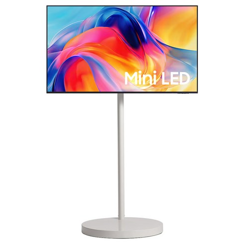 삼성전자 4K UHD Mini LED TV + 2025 무빙스탠드 라이트 세트, KU43MH70AFXKR(TV), HA-MTS1S43WHT(스탠드), 방문설치, 이동형 스탠드, 108cm(43인치)