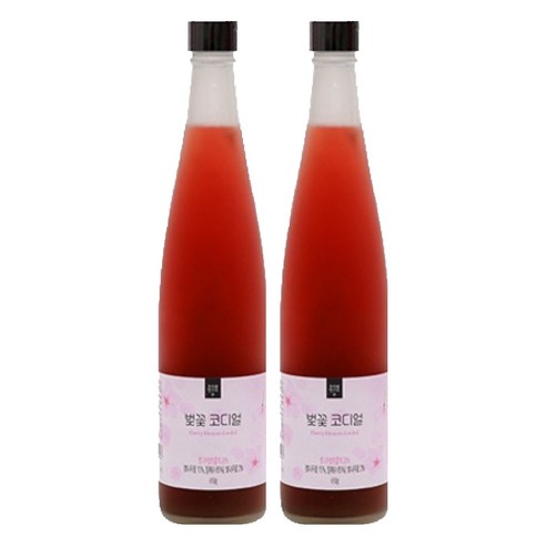 우리꽃연구소 벚꽃 코디얼, 650g, 1개입, 2개