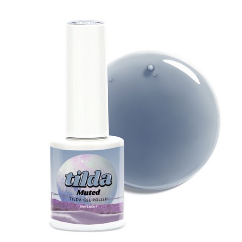 tilda 폴리쉬 컬러젤 폴리쉬 매니큐어, T075 댄디블루, 1개, 10ml