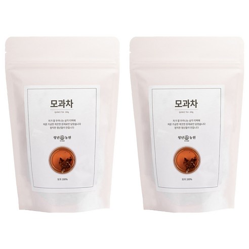 청년농원 저온가공 모과차 삼각티백, 50개입, 2개, 2g