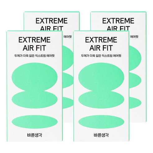 바른생각 익스트림 에어핏 콘돔, 10개입, 4개