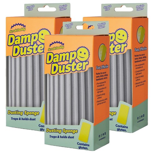 스크럽대디 댐프 더스터 실버 본품, 3개