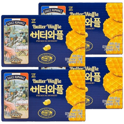 서주 버터와플, 55g, 4개