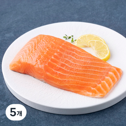 모위 생연어 스테이크용 (냉장), 5개, 250g