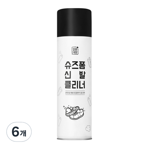 깔끔대장 슈즈폼 신발 클리너, 6개