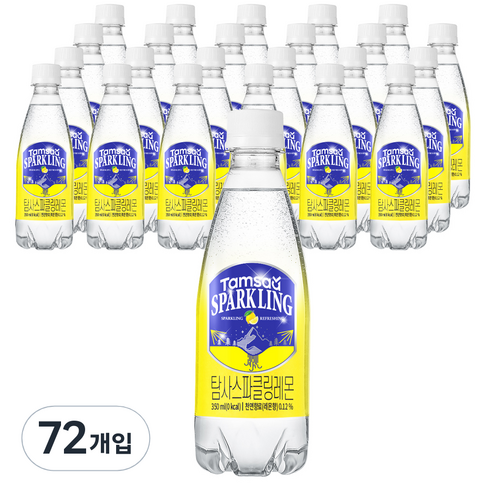 탐사 스파클링 레몬, 350ml, 72개입