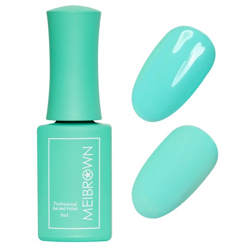 메이브라운 컬러 젤 6ml, M28 네일아트 파스텔그린, 1개