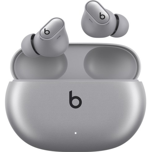 Apple 정품 Beats 스튜디오 버즈 +, 코스믹 실버