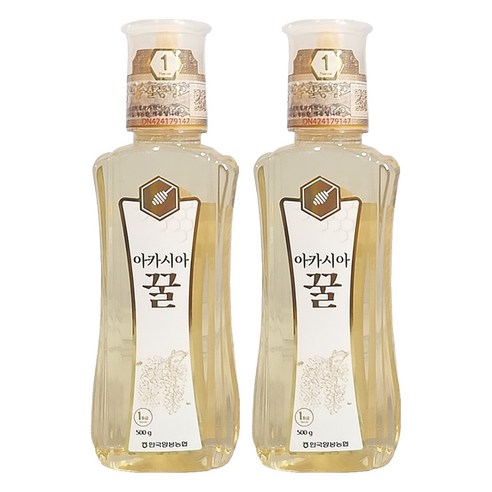 한국양봉 아카시아 꿀, 500g, 2개