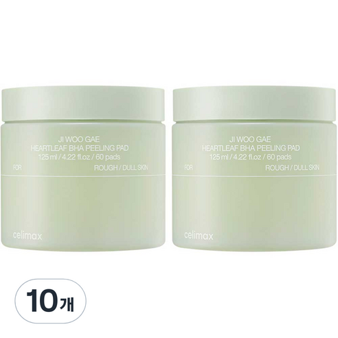 셀리맥스 어성초 BHA 지우개 필링 패드 60p, 60매입, 10개