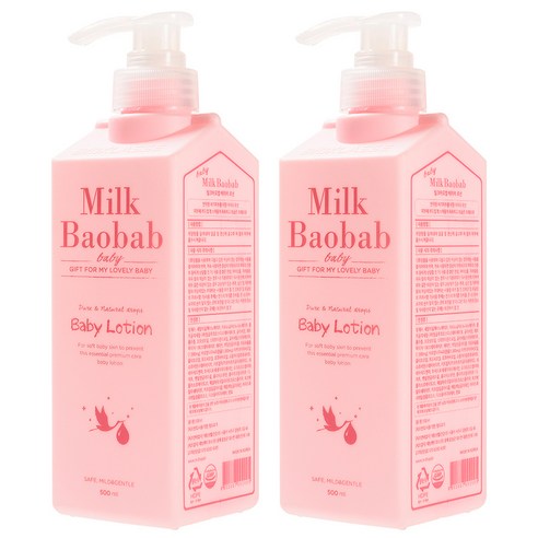 밀크바오밥 베이비 로션, 500ml, 2개