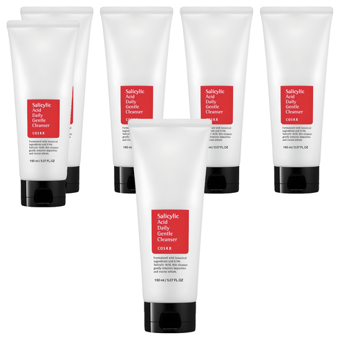 코스알엑스 살리실산 데일리 젠틀 클렌저, 150ml, 6개