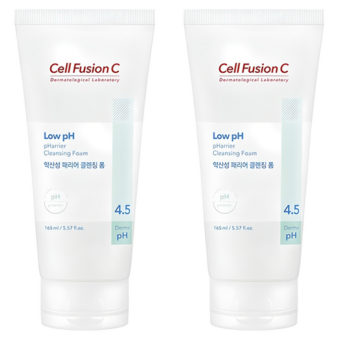 셀퓨전씨 약산성 패리어 클렌징폼, 165ml, 2개