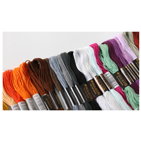 다채로운 색감으로 수놓는 나만의 이야기, 모핸 십자수실 50색 세트