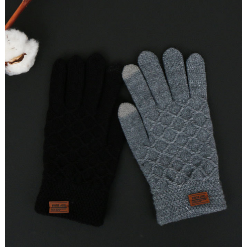 아이들의 겨울철 따뜻함과 편안함을 위한 라프롬나드 츤데레 주니어 니트 장갑