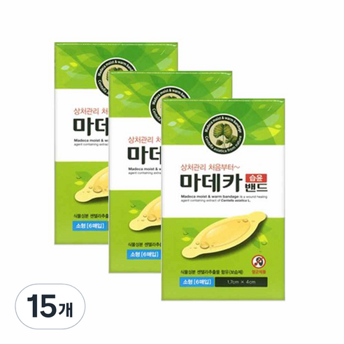동국제약 마데카 습윤밴드 6매, 15개