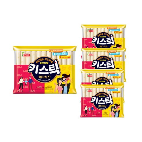 롯데푸드 키스틱 소시지, 25g, 110개입