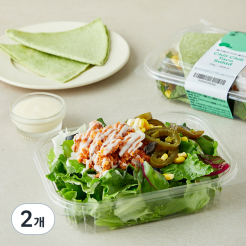 프레밀 칠리칠리 타코 샐러드, 255g, 2개