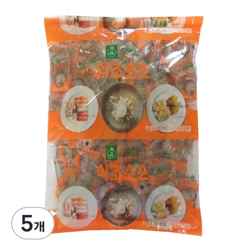 이엔푸드 미니식초, 1.2kg, 5개