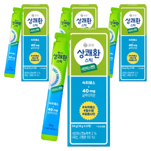 상쾌환 스틱 샤인머스캣맛, 18g, 12개