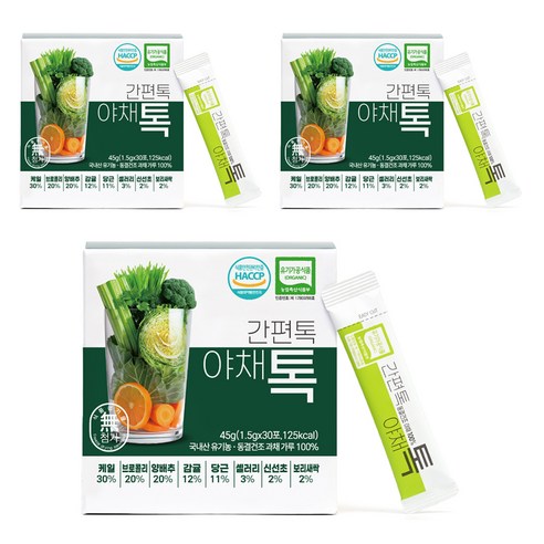 산마을 간편톡 야채톡 30p