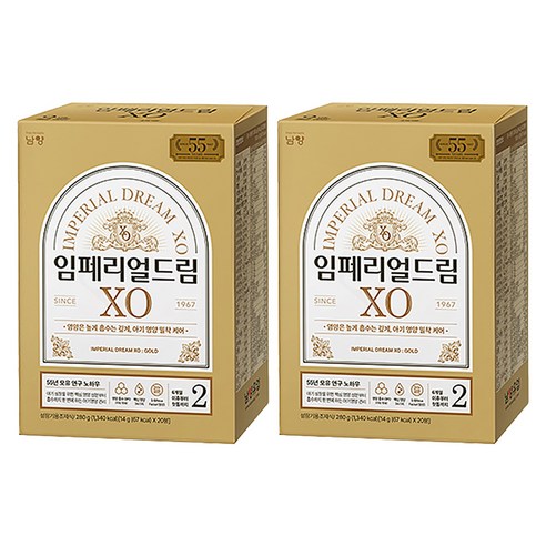남양 임페리얼드림 XO GOLD 2단계 6~12개월 280g, 280g, 2개