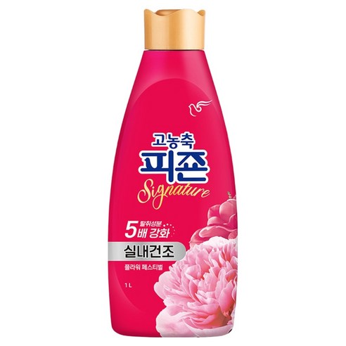 피죤 고농축 실내건조 시그니처 플라워페스티벌 섬유유연제 본품, 1L, 1개
